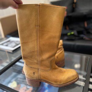 Women's Vintage Frye Campus Pull On Cowboy Boots | Size 8M